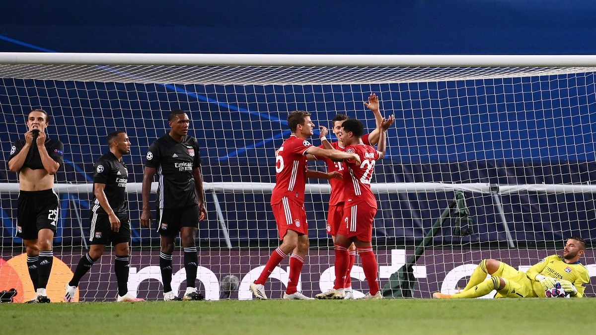 بايرن يتخطى ليون ويواجه باريس سان جيرمان بنهائي دوري أبطال أوروبا