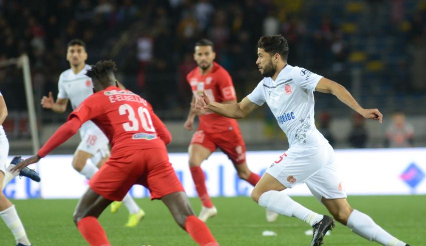 التعادل الإيجابي يحسم مباراة الوداد و الحسنية