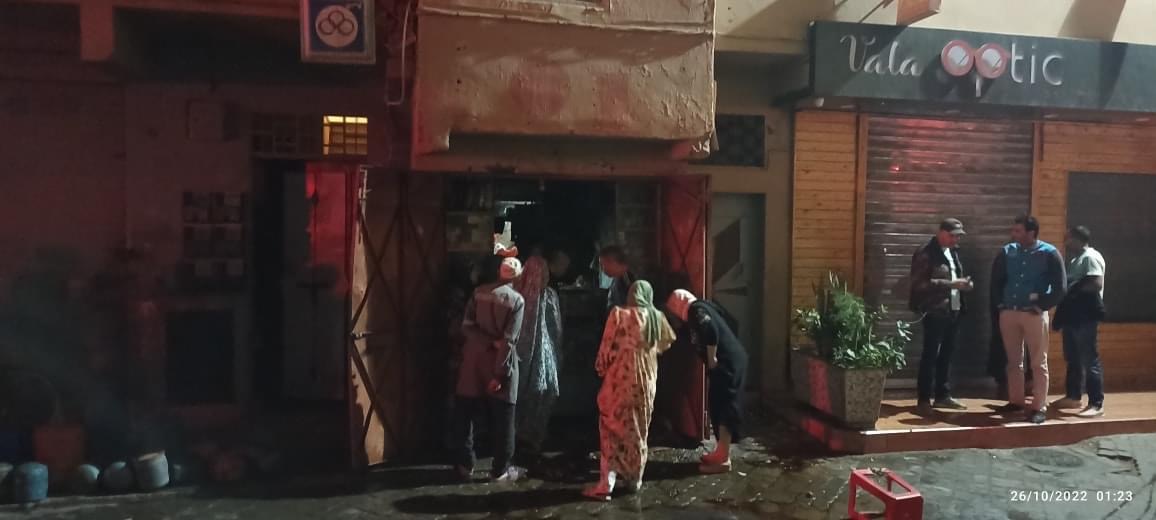 حريق يلتهم محال لبيع التبغ بتارودانت