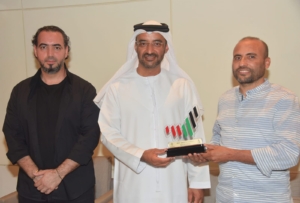 "الفجيرة الثقافية" و"غبشة الإماراتية" تكرمان 4 مبدعين مغاربة في الرباط 2 IMG 20230606 WA0011