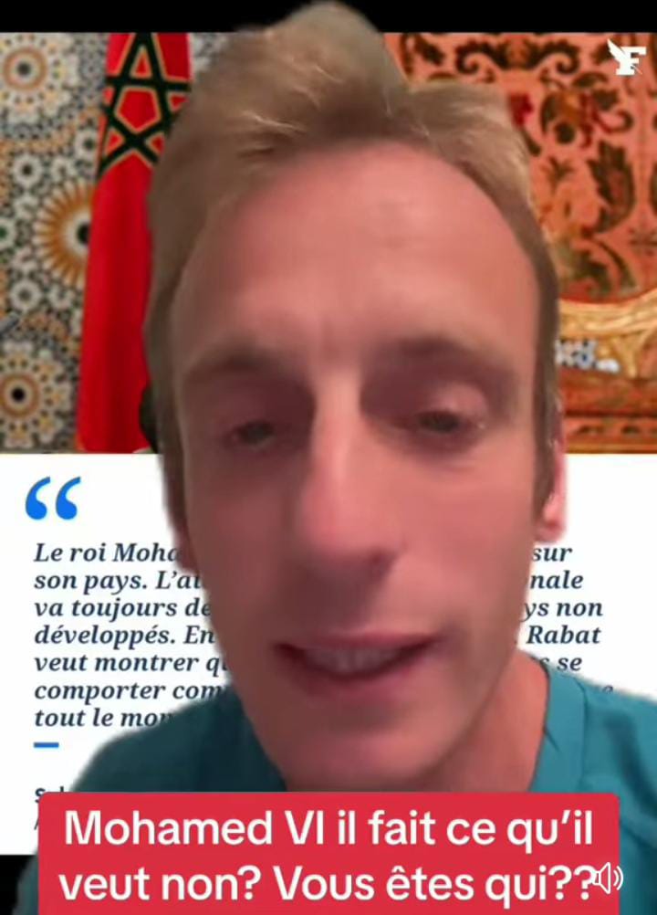 مواطن فرنسي ينتفض في وجه بلده بسبب الحملة الفرنسية المسعورة ضد المغرب في زلزال الحوز 7 مواطن فرنسي ينتفض في وجه بلده بسبب الحملة الفرنسية المسعورة ضد المغرب في زلزال الحوز