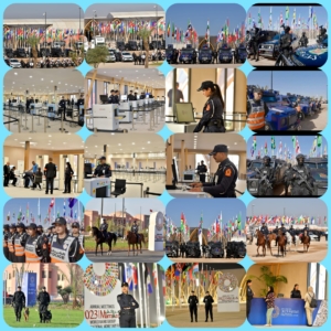 "تنظيم اجتماعات الصندوق النقدي الدولي والبنك الدولي لعام 2023 وتعزيز النموذج الأمني المغربي لإدارة التظاهرات الكبرى" 2 InCollage 20231008 153959834