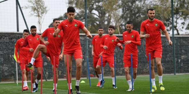استعدادات المنتخب المغربي
