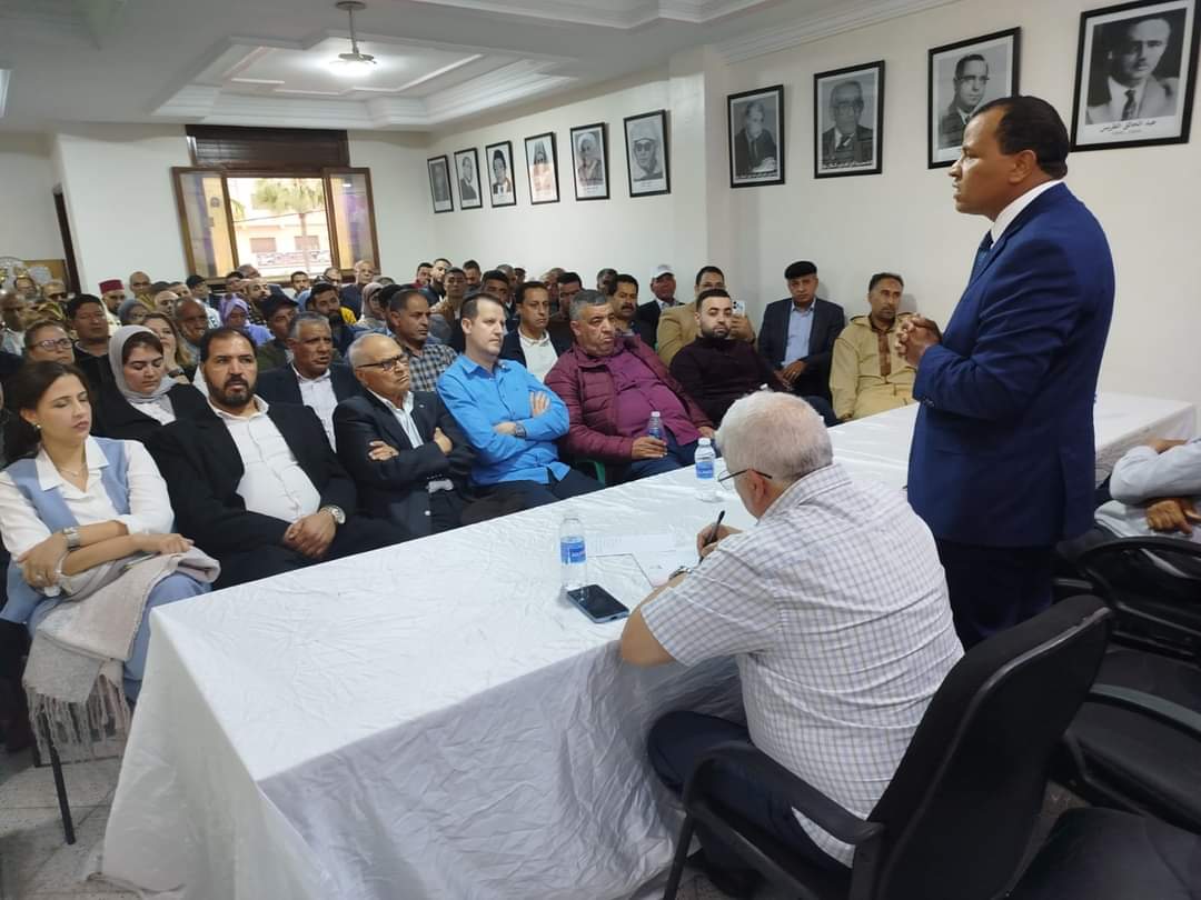 بالصور .. العباسي يترأس مؤتمر حزب الاستقلال ببرشيد: تعبئة وتضامن للنجاح الوطني 3 IMG 20240420 WA0119