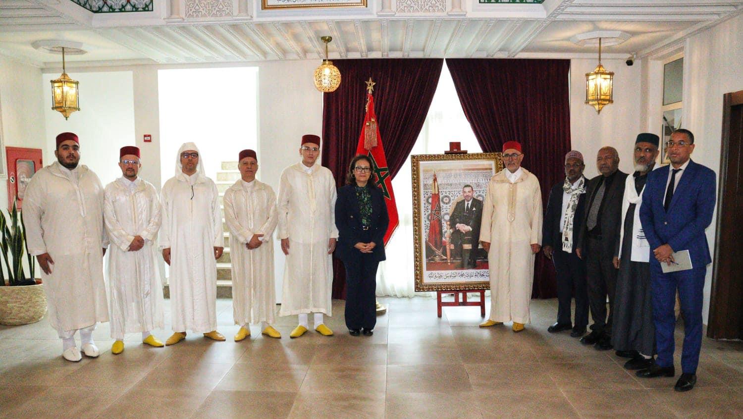 وفد من مؤسسة محمد السادس للعلماء الأفارقة