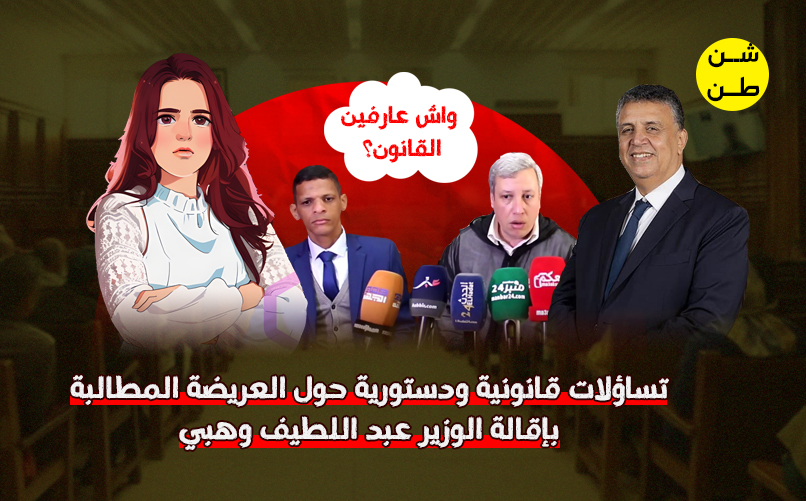 عريضة إقالة وهبي