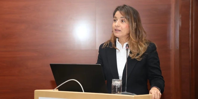Leila Benali Conference annuelle de presentation des resultats de la surveillance de la qualite des eaux de baignade et du sable des plages du Royaume1