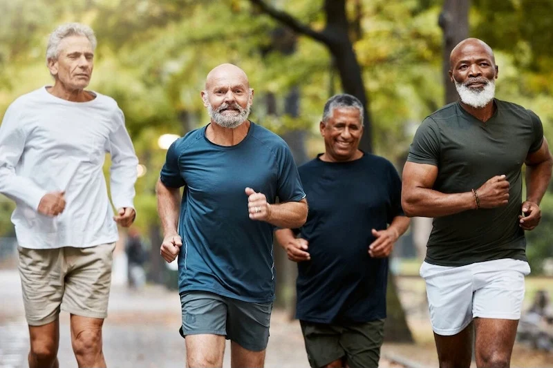 course hommes ages