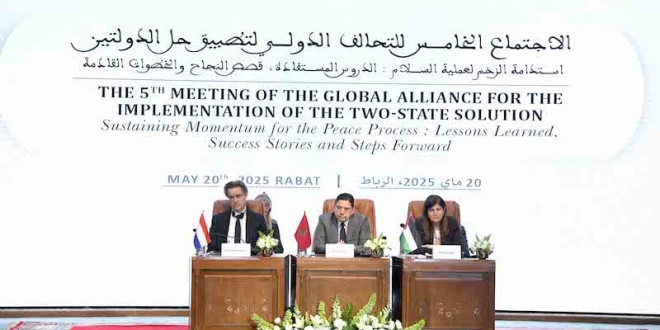 the 5 th meeting of the global alliance for the implementation of the two state solution