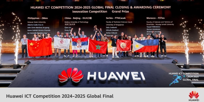 من بينها المغرب.. تتويج فرق عالمية في ختام نهائيات مسابقة Huawei ICT 2024–2025