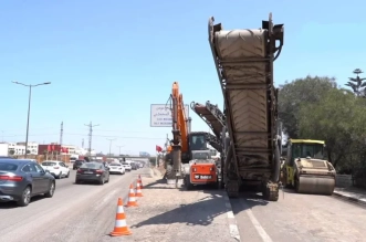 تأهيل الطريق السيار الحضري الدار البيضاء