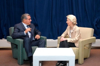 A New York Aziz Akhannouch renforce le partenariat strategique Maroc Union europeenne 696x463 1