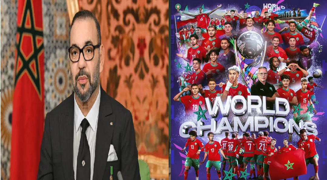 جلالة الملك يستقبل المنتخب الوطني المغربي لأقل من 20 سنة بعد تتويجه بكأس العالم
