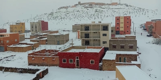 chute de neige tinghir