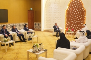 وهبي يبحث بالدوحة تعزيز التعاون القانوني والقضائي مع نظيره القطري على هامش منتدى الدوحة للقانون 4 WhatsApp Image 2026 01 27 at 13.32.39