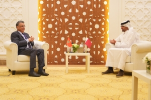 وهبي يبحث بالدوحة تعزيز التعاون القانوني والقضائي مع نظيره القطري على هامش منتدى الدوحة للقانون 2 WhatsApp Image 2026 01 27 at 13.32.40