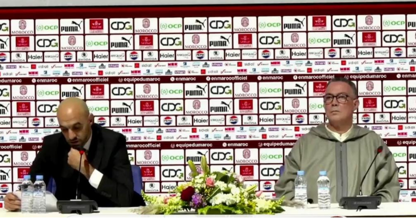 هذا ما قاله لقجع في حفل توديع الركراكي وتنصيب وهبي مدرباً للمنتخب المغربي