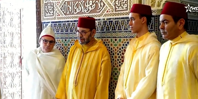 صلاة عيد الفطر الملك