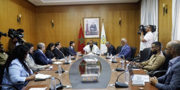 رئيس مجلس جهة الداخلة وادي الذهب يستقبل وفد رفيع المستوى من جمهورية الإكوادور