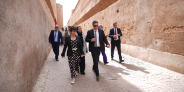بنسعيد يتابع أوراش ترميم التراث بمراكش بعد زلزال الحوز