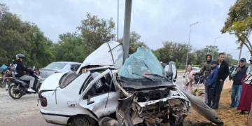 القنيطرة.. إصابة سائق بجروح خطيرة إثر اصطدام سيارته برادار لمراقبة السرعة