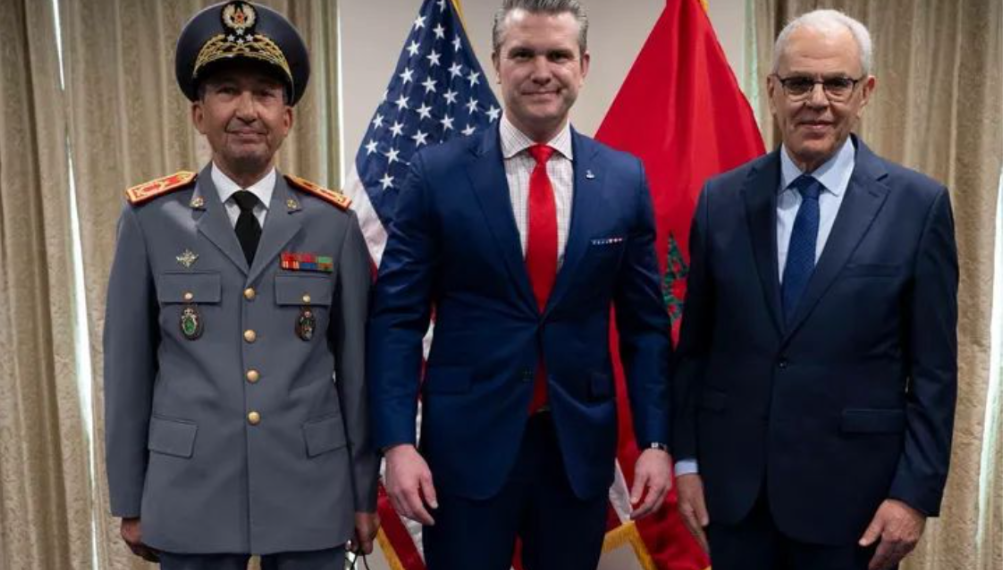 لوديي وبريظ في لقاء رفيع مع وزير الحرب الأمريكي لبحث التعاون العسكري المغربي–الأمريكي