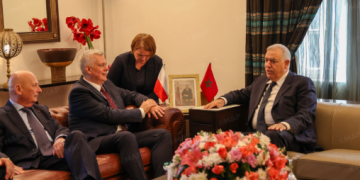 لفتيت يستقبل الوزير المنتدب لدى الوزير الأول المكلف بتنسيق المصالح الخاصة ببولونيا