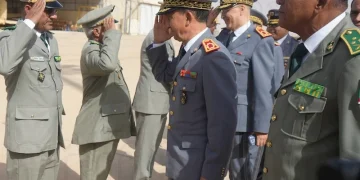 وفد عسكري بقيادة المفتش العام الفريق أول محمد بريظ يحل بنواكشوط